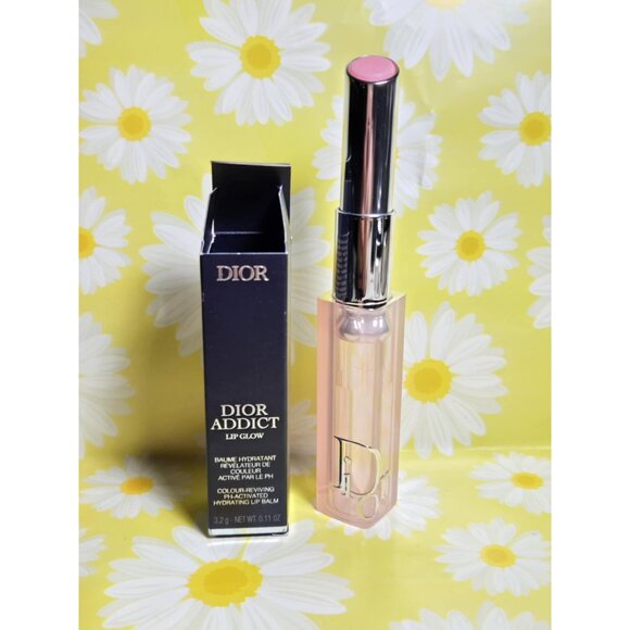 Dior Addict Lip Glow Lip Balm 001 PINK FULL SIZE NEW IN BOX - Picture 4 of 6